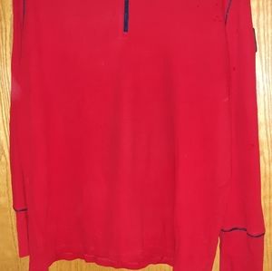Ralph Lauren Waffle Weave Half Zip LS Top